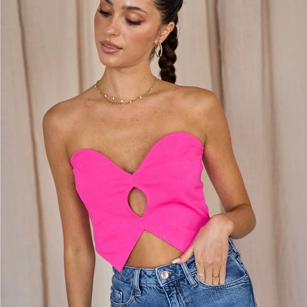 Butterfly crop top